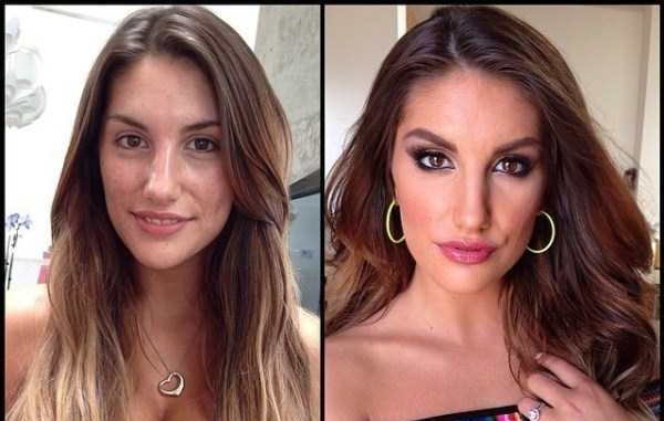 august ames no make-up